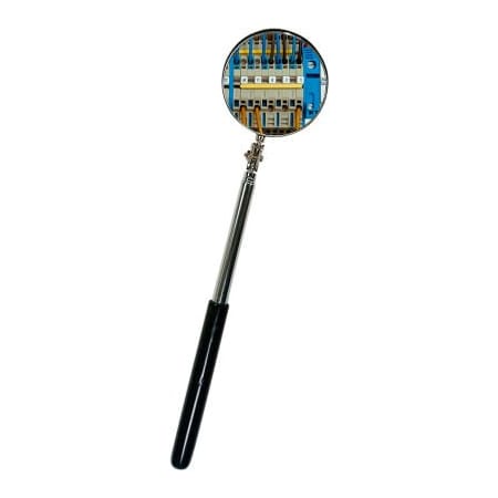 Jewell Instruments Paper Triplett Telescoping Inspection Mirror, Extends to 20in, Black Vinyl Grip TT-144
